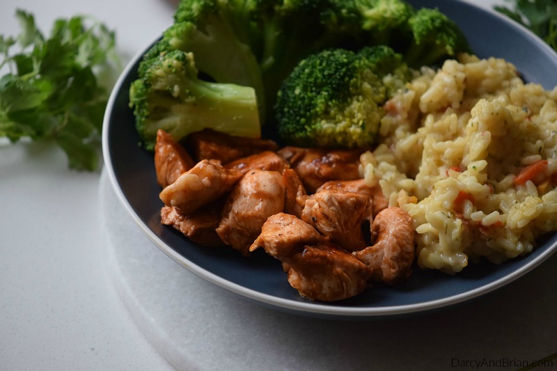 Get dinner on the table in about 30 minutes with this honey garlic chicken recipe.