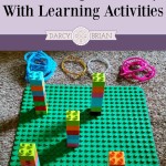 Keep kids busy with these LEGO learning activities! They'll love going beyond free building. Great way to make math, science, and reading fun instead of boring. Perfect indoor activities for rainy days or snow days. (OK, so these are a blast all year round.) Easily incorporate these ideas into a homeschool curriculum too!