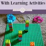 Keep kids busy with these LEGO learning activities! They'll love going beyond free building. Great way to make math, science, and reading fun instead of boring. Perfect indoor activities for rainy days or snow days. (OK, so these are a blast all year round.) Easily incorporate these ideas into a homeschool curriculum too!