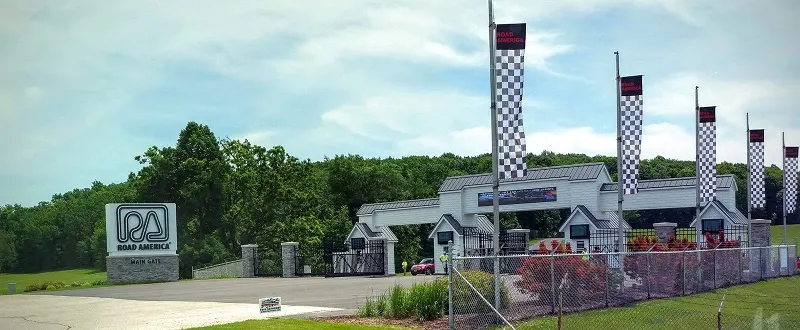 Road America main gate