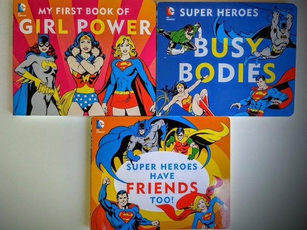 DC Comics Board Books are perfect for toddlers dreaming about being superheroes!