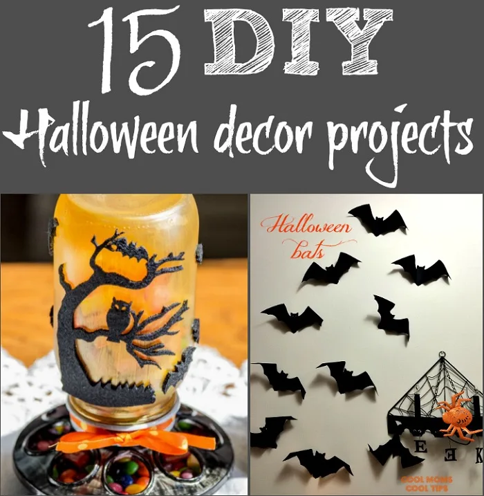 Looking for DIY Halloween decorations you can make? Check out this list of 15 fun and spooky homemade Halloween decor craft projects.