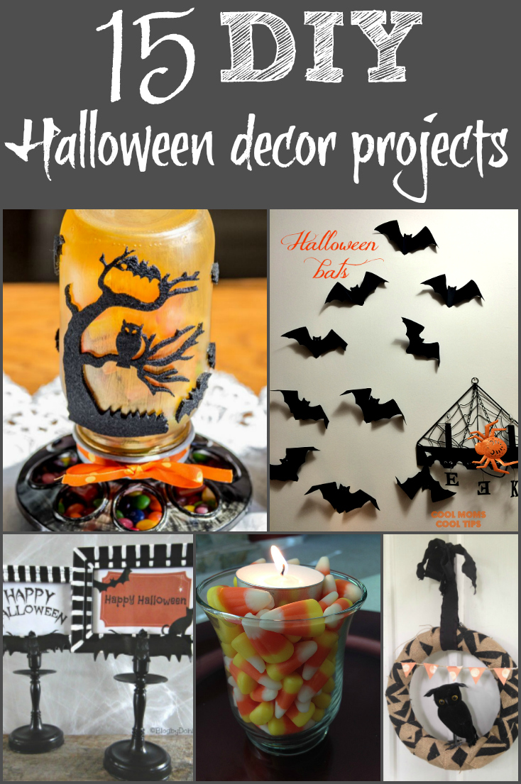 Looking for DIY Halloween decorations you can make? Check out this list of 15 fun and spooky homemade Halloween decor craft projects.