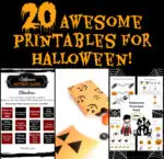 Looking for fun Halloween activities for kids? Check out these free Halloween printables for Halloween crafts, learning activities, treat bags, and more!