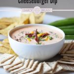 Score major points with this mouthwatering Bacon Cheeseburger Dip recipe. It's a quick and easy party dip that will please your guests. Perfect for game day too!