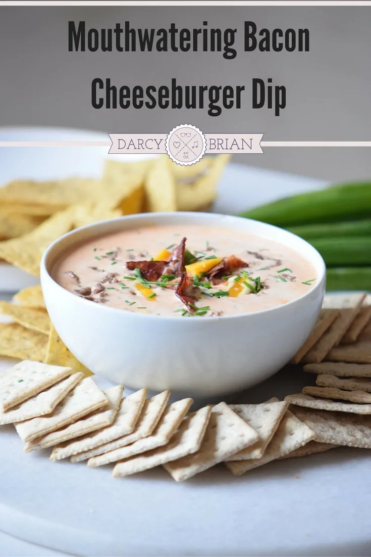 Score major points with this mouthwatering Bacon Cheeseburger Dip recipe. It's a quick and easy party dip that will please your guests. Perfect for game day too!