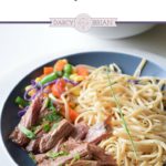 Need easy meal ideas? Get dinner on the table fast with this quick and easy Chinese Beef recipe! Minimal prep and only a few ingredients make this excellent for busy nights.