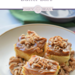 Salted Caramel Butter Bars are one of the best and easiest indulgent treats ever! Enjoy this rich salty and sweet treat any time with this easy recipe!