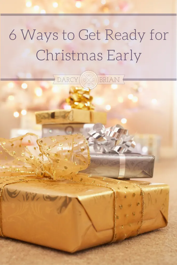 Does your Christmas to-do list of Christmas cards, holiday baking, shopping for gifts, etc. stress you out? Plan ahead for the holidays with these 6 things to get done early for Christmas so you can enjoy more time with your family!