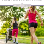5 Tips to Get Healthy Using A Baby Jogger Stroller - There are many important pieces to a new mom's postpartum care including her mental and physical health. Getting out for a walk or run is good for mom and baby. Staying active is excellent self-care and the fresh air may help baby nap. (My kids loved the motion of a moving stroller!)