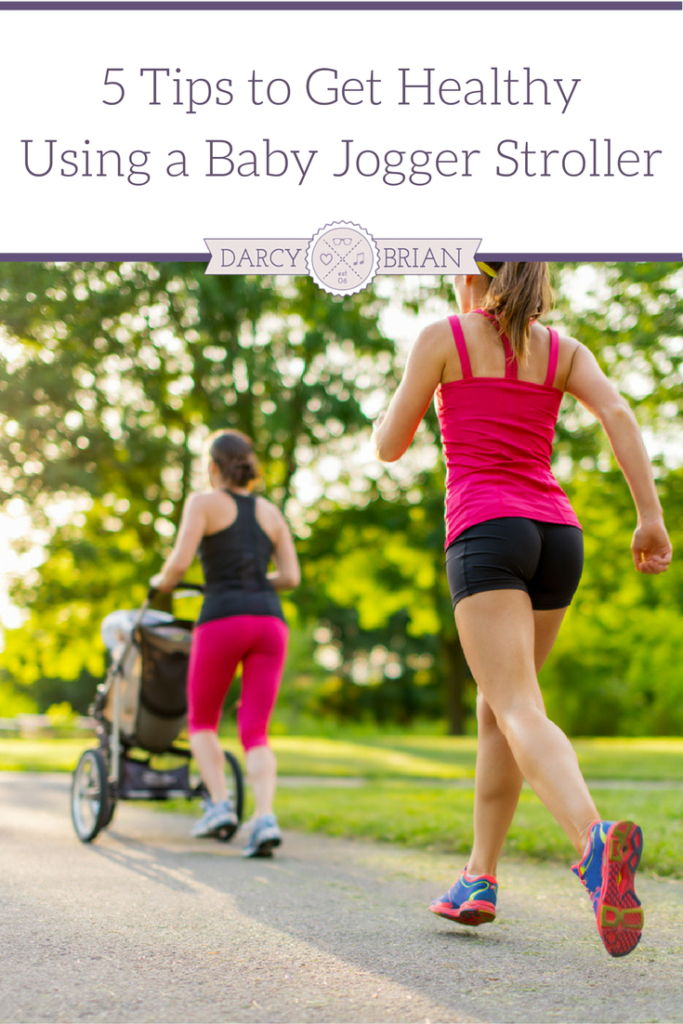 5 Tips to Get Healthy Using A Baby Jogger Stroller - There are many important pieces to a new mom's postpartum care including her mental and physical health. Getting out for a walk or run is good for mom and baby. Staying active is excellent self-care and the fresh air may help baby nap. (My kids loved the motion of a moving stroller!)