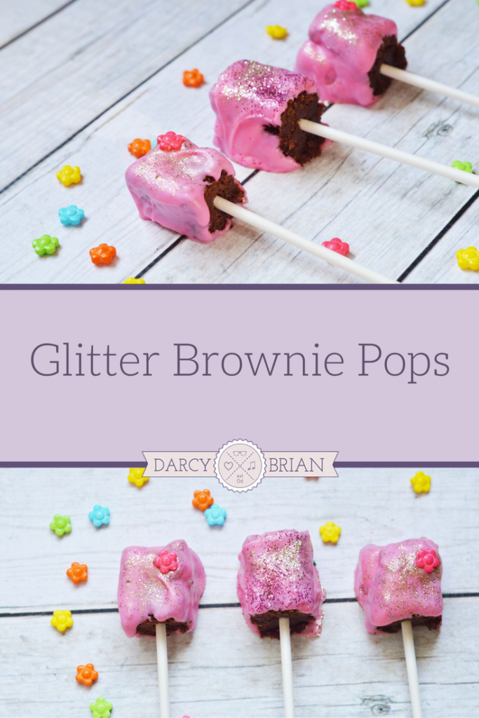 Whether you are planning a princess themed birthday party for girls or a tea party themed baby shower, these Princess Tea Party Glitter Brownie Pops are the ideal treat for your special event. Learn how to make these easy delicious decadent chocolate treats for your party! Click through for step by step instructions. Turn dessert into something magical!