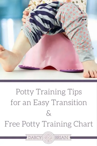 Potty Training Panties DIY and Free Potty Training Charts - New Mom at 40