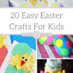 20 Easy Easter Crafts For Kids to make your holiday easy to manage and fun! Grab craft supplies and make adorable crafts for Easter this year!