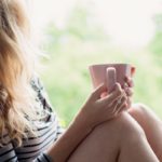 Mom taking a coffee break alone is just one way to recharge.