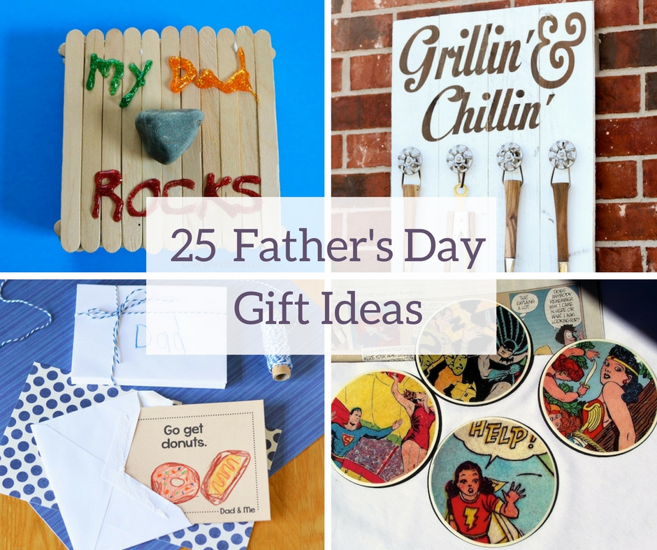 Looking for fun Father's Day gift ideas the kids can help make? This list of 25+ Father's Day gifts are just what you need to make sure Daddy feels loved for all that he does for his family! From cute printables to a homemade grill rack, there are lots of ideas Dad is sure to love.