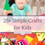 Keep the kids busy all year round with this list of fun and easy kids crafts and activities. Perfect for school breaks, homeschooling, rainy days, or any time you want to encourage your child to get creative!