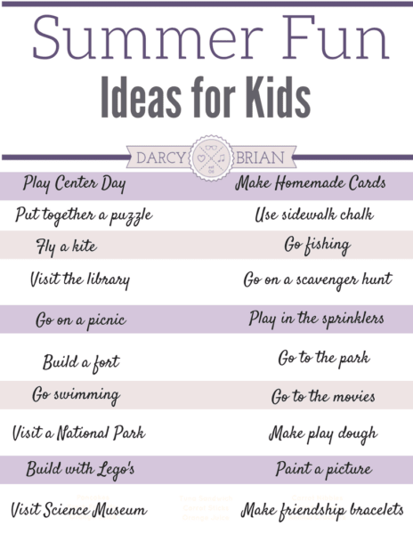 What To Do When You're Bored - Free Printable for Kids