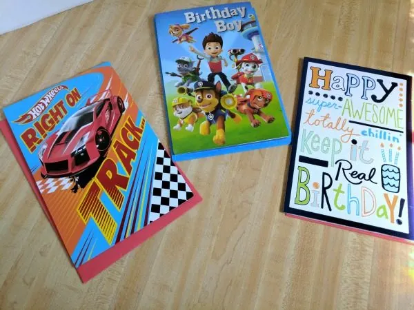 The three birthday cards I picked out #BirthdaysMadeBrighter #CollectiveBias #Shop