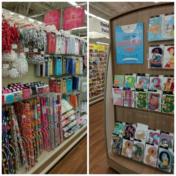 Card and party supplies aisles at Meijer #BirthdaysMadeBrighter #CollectiveBias #Shop