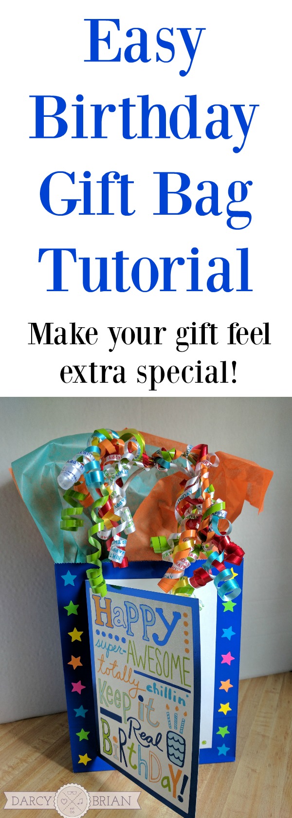 [AD] Brighten up summer birthday gifts and birthday parties for kids with these fun ideas! Check out this tutorial for easy ways to make gift bags feel special. Also find a tutorial for a simple centerpiece that also doubles as a party favor for birthday party guests! #BirthdaysMadeBrighter