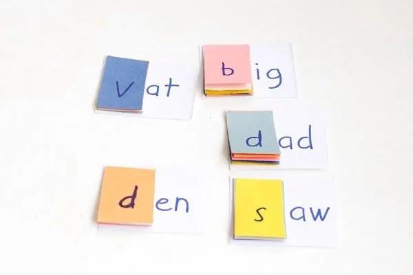 DIY Sight Word Families Flip Book