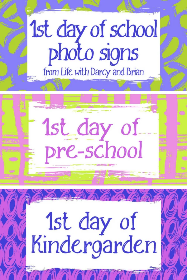 Looking for a simple way to make back to school memorable? Use these First Day of School printable photo signs to capture fun memories of your kids. These free printable signs have grade specific options that you can use year to year. Get preschool through sixth grade plus first day of middle school, high school, and college.