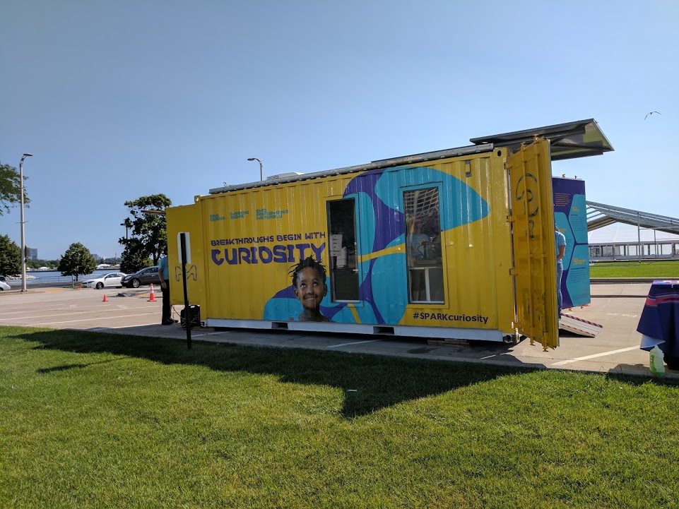 The Curiosity Cube - mobile science lab