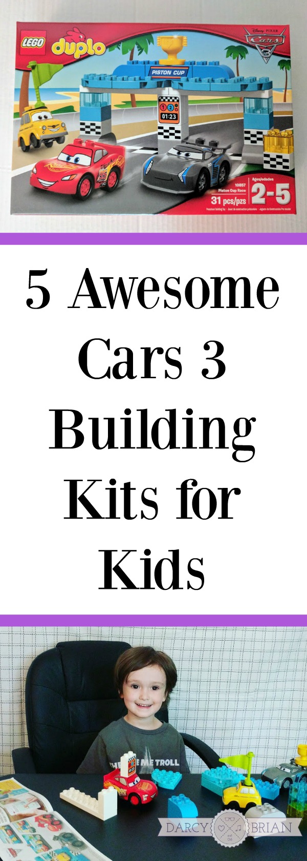 These Cars 3 toys are so fun! Are you shopping for a little boy or a little girl who loves to build with LEGO? These Cars 3 building kits are perfect for kids who love the Disney Pixar Cars movies. They also make great educational gifts for kids birthdays and Christmas presents. Save this list for your holiday shopping!