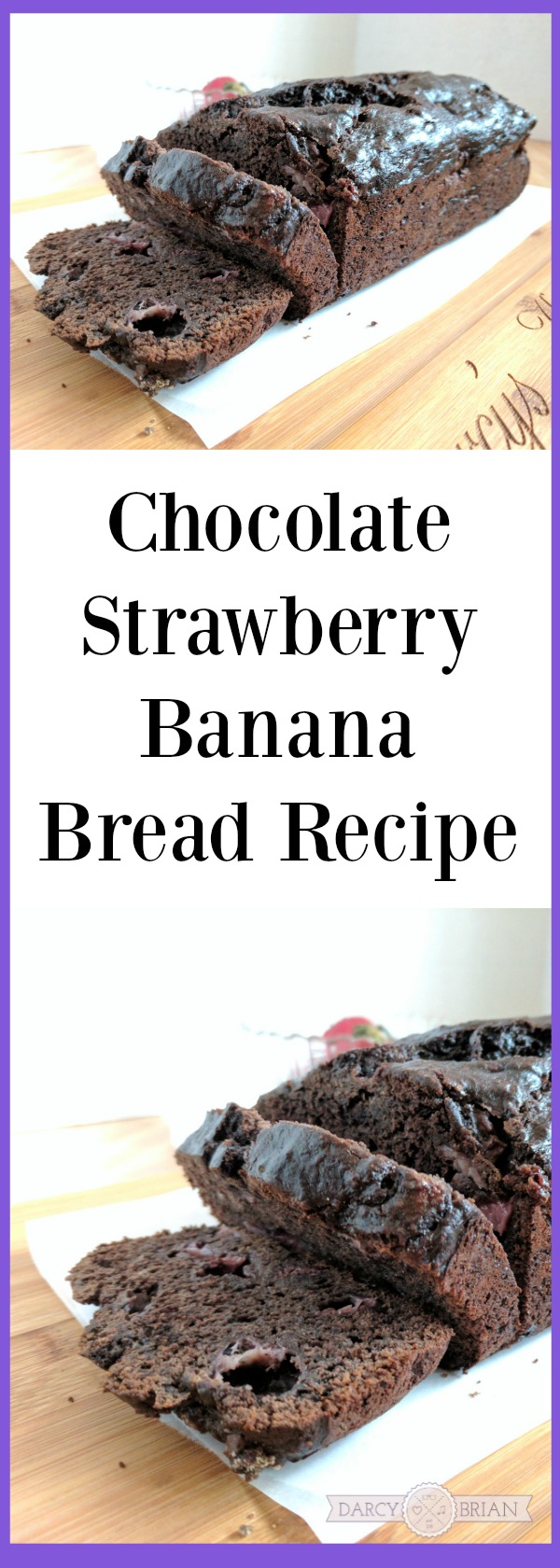 Looking for a deliciously easy breakfast treat? Try making this Chocolate Strawberry Banana Bread recipe while also learning about Heifer’s School Milk Feeding Program (AD).