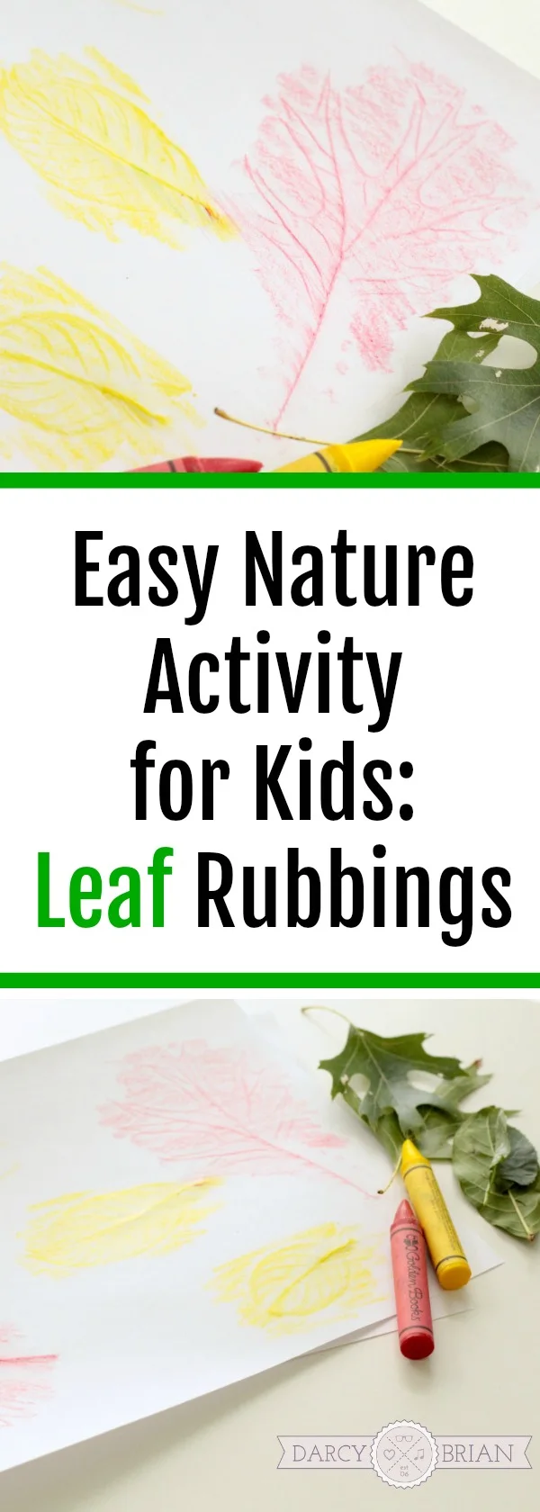 This is such an easy and fun nature science activity for kids! Leaf rubbing for kids doesn't require a ton of supplies - just fall leaves and crayons! Get the children outside with hands on activities and projects with these leaf rubbings ideas. Perfect for preschool, kindergarten, and first grade.