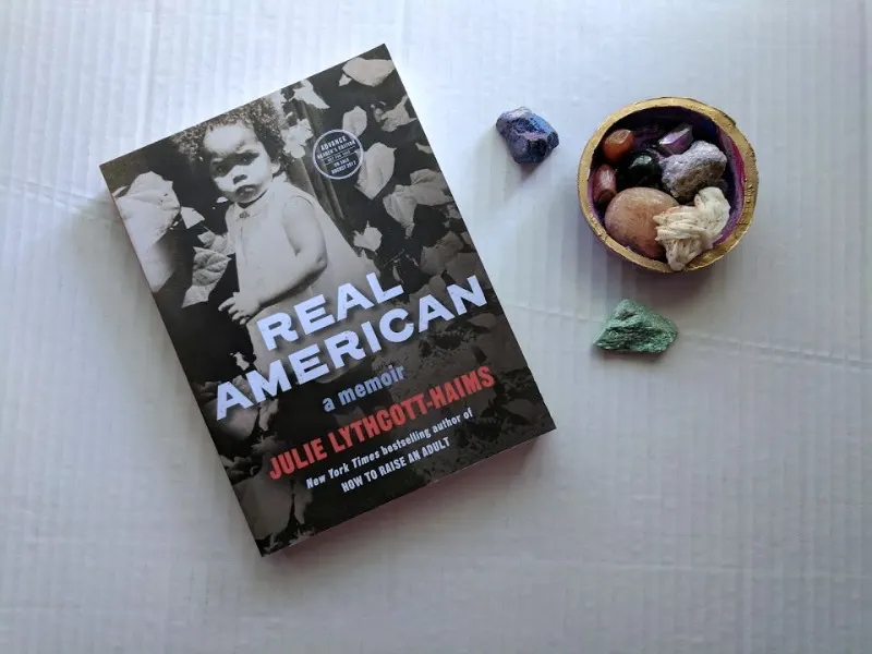 Book review of REAL AMERICA: A Memoir by Julie Lythcott-Haims and why this mom thinks it's an important book for everyone to read about racism and self-love. #RealAmericanMemoir #CLVR [AD]