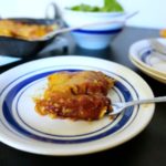 On-Cor Lasagna plated for dinner.