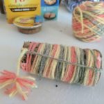 DIY Yarn wrapped catnip toy tutorial