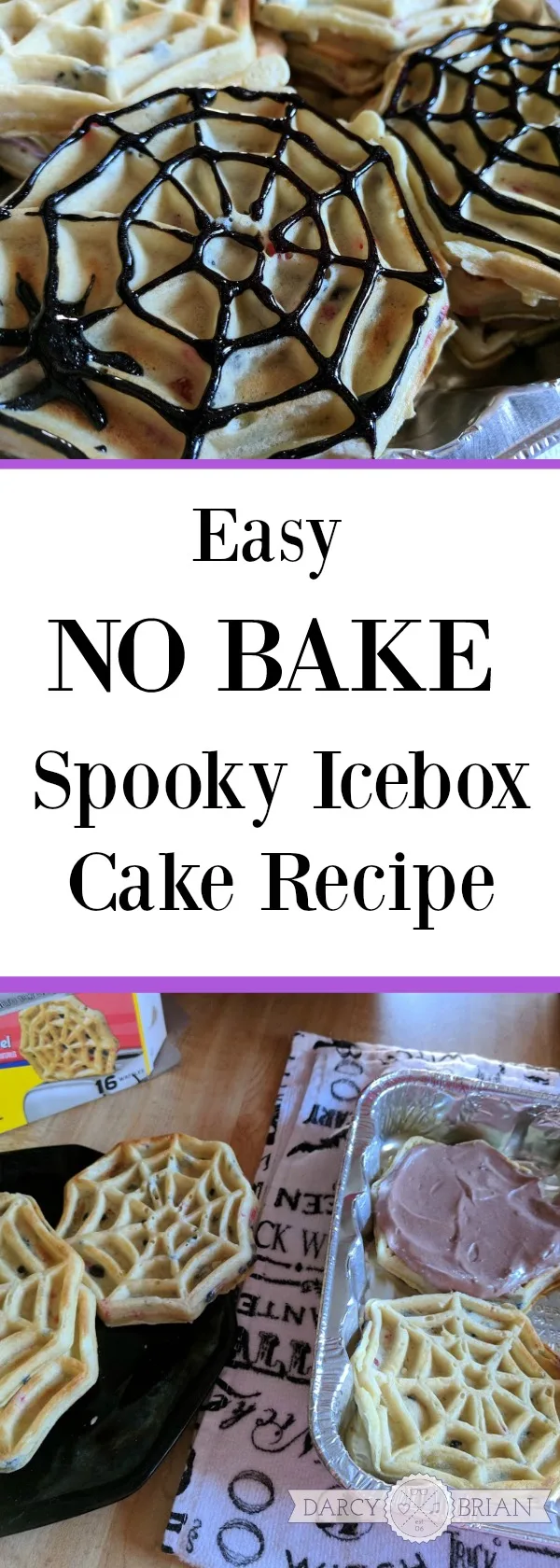 [AD] Looking for an easy no bake ice box cake #recipe for Halloween? This Spooky Icebox Cake recipe puts a twist on a classic. Great fall treat the kids can make with you for an after school snack or a Halloween party! #LeggoMyEggo #HearTheNews #AD