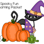 Looking for fun Halloween learning activities for kids? Check out this free printable packet of spooky fun coloring, cutting, counting, mazes, and more! Perfect for preschool through first grade.