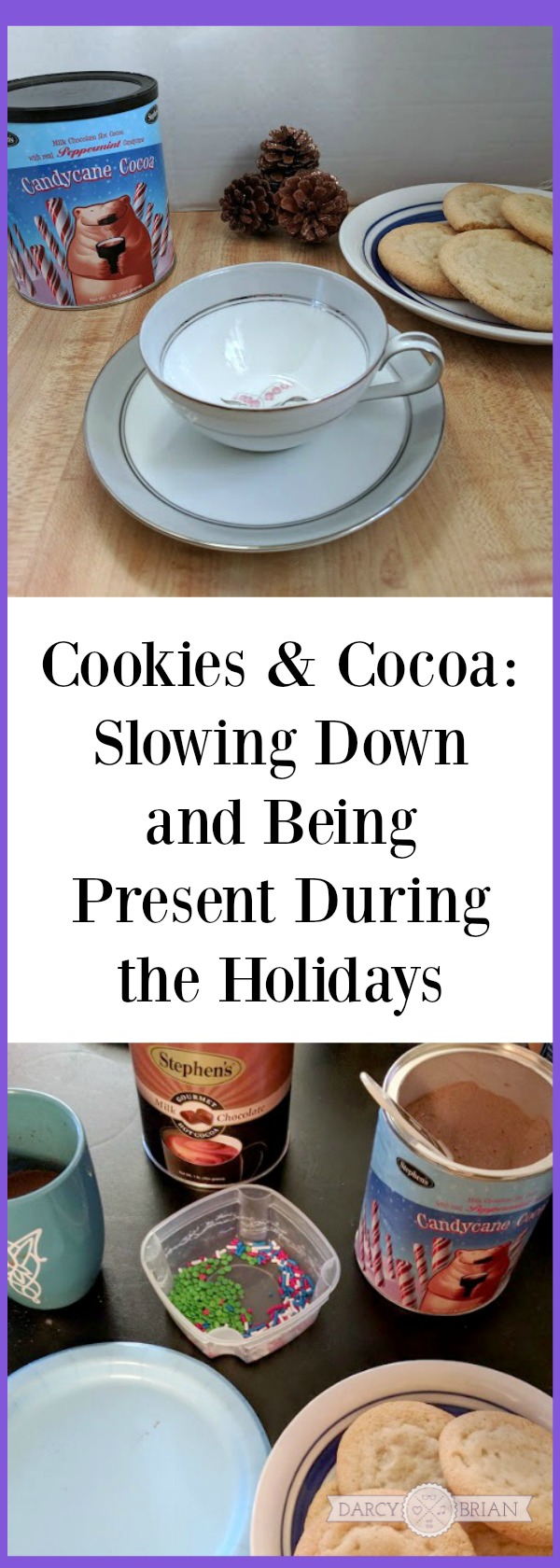 AD: How do you slow down during the holiday season to be present with your kids? Click to read how this mom uses hot cocoa to do just that as part of a family holiday tradition. #StephensGourmet