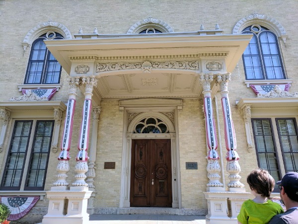 Exterior of the Lincoln Tallman House in Janesville