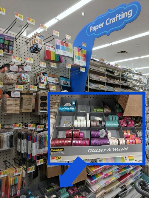 Where to find Scotch® Expressions Glitter Tape at Walmart
