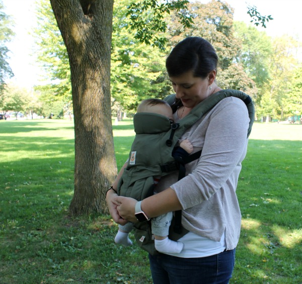 Babywearing with Ergobaby Omni 360 baby carrier