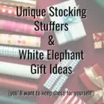 I want these! Looking for unique stocking stuffers for Christmas or fun white elephant gift ideas? You'll love these fun and functional ideas. Perfect for those hard to buy for people on your holiday list. #Christmas #whiteelephant #gifts