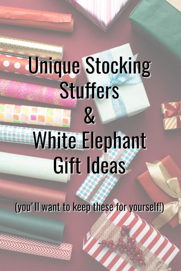 I want these! Looking for unique stocking stuffers for Christmas or fun white elephant gift ideas? You'll love these fun and functional ideas. Perfect for those hard to buy for people on your holiday list. #Christmas #whiteelephant #gifts