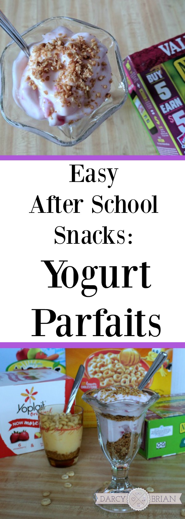 AD: Learn how easy it is to raise money for your school while stocking up on after school snacks! Plus a super easy yogurt parfait #recipe that the kids can make. #EarnWithBoxTops