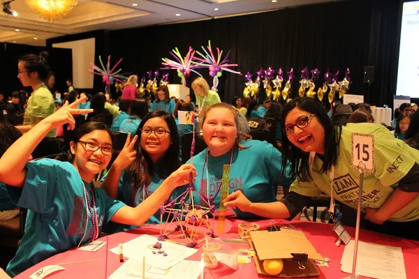 Society of Women engineering event for girls