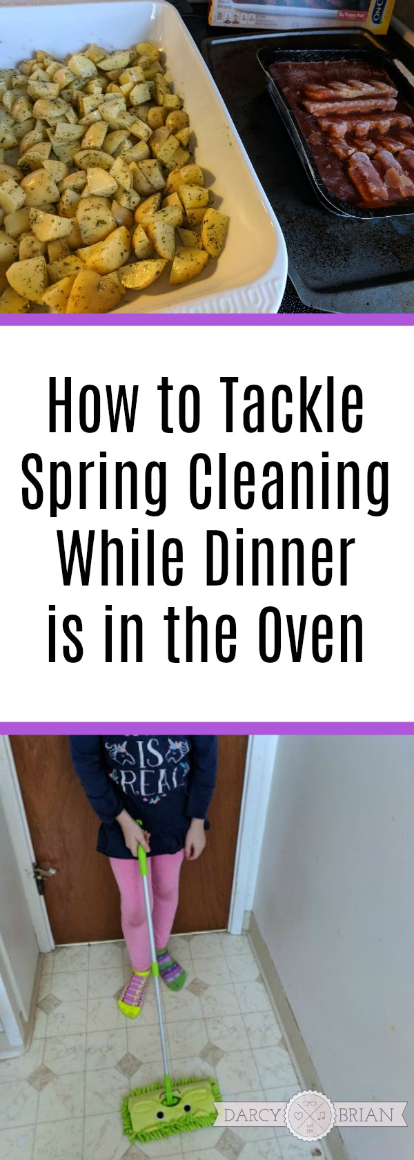 AD: Feeling overwhelmed by your to-do list? Check out these tips on how to tackle spring cleaning while dinner is in the oven! Get more done in less time with simple dinner solutions, breaking down the tasks and involving the kids. #CountOnCor #springcleaning #cleaningtips #chores