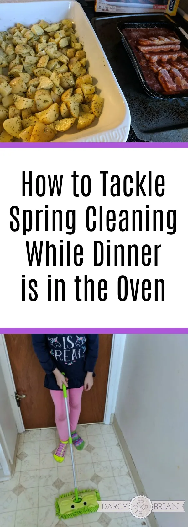 AD: Feeling overwhelmed by your to-do list? Check out these tips on how to tackle spring cleaning while dinner is in the oven! Get more done in less time with simple dinner solutions, breaking down the tasks and involving the kids. #CountOnCor #springcleaning #cleaningtips #chores