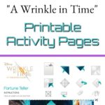 Are you excited to see "A Wrinkle in Time" the movie? Grab these FREE A Wrinkle in Time printable coloring and activity pages featuring the main characters!