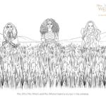 A Wrinkle in Time coloring page with Mrs Which, Mrs Who and Mrs Whatsit