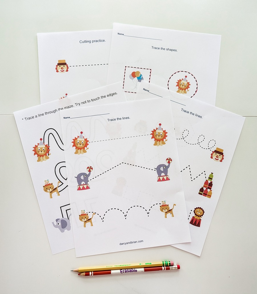 https://www.darcyandbrian.com/wp-content/uploads/2018/03/preschool-circus-theme-printables-printed-out.jpg