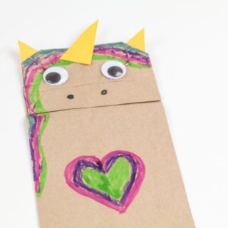 Unicorn Paper Bag Craft Tutorial